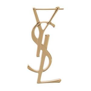 25SS 생로랑 모노그램 이어링 골드 746670 Y1500 8030