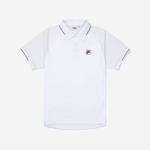 [휠라]글로벌 화이트컬렉션 반팔 카라티  FS2RSF2398M_WHI