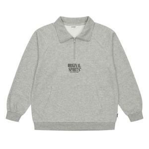 [에꼴리에]남아 카라 반집업 래글런 티셔츠 23C5401_GY