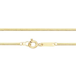 미니골드 14k 오메가뱀줄체인목걸이-1.5mm NFES4002