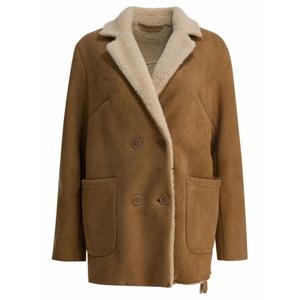 [SALVATORE SANTORO] 라프리마 여성 Balzer 쉬어링 스웨이드 레더 자켓 49022D TIMBERLAND 베이지 /3