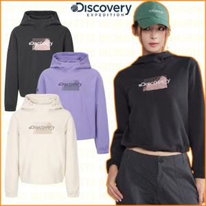 디스커버리 25FW 가을 신상 여성 아웃도어 그래픽 세미오버핏 후드티 DWHD42054-ICTT