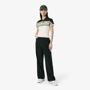 라코스테 공식 여성 코듀로이 와이드 팬츠 HF8429-55N YZP