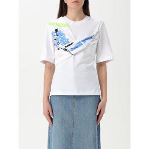 모스키노   반팔 티셔츠 SS25 12093229 1001 5565516 White
