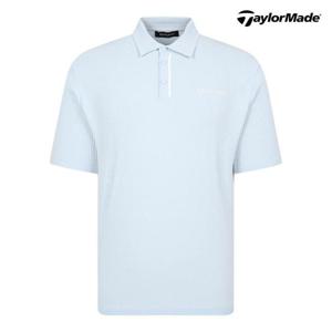테일러메이드 25SS 남성 배색 포인트 카라 반팔 니트 (TMSYO2121-940)