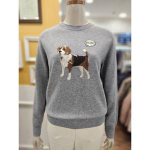 BCBG 세이브존01 비글 자카드 풀오버 니트 B5D9K403