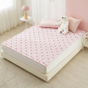 캐치티니핑 2in1 카본탄소매트 전기요 패드핏 하츄핑 핑크 퀸 150X200cm