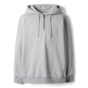 [시리즈(series)]오버핏 멜란지그레이 반집업 후드티 _ SATAW24131GYXB