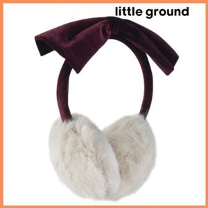 [리틀그라운드8] 룰라비(75C12-861-02)리본귀마개퍼헤어밴드 아동여아 악세사리 데일리 코디룩 선물 겨울