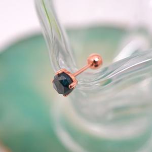 오팔하우스 14k 청다이아 피어싱 OPDJE162