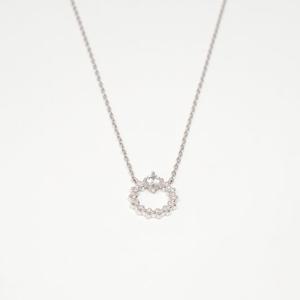 오팔하우스 14k 버블 큐빅 목걸이 OPJJN10216