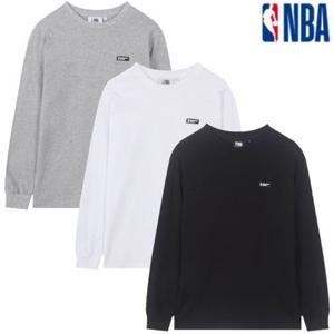 [백화점][NBA]N235ST259P GR 남여공용 엔비에이 스몰 로고 롱 슬리브리스 맨투맨 긴팔티셔츠
