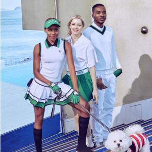 [파사디]모다인천 배색 주름스커트 P24MSK576M_A