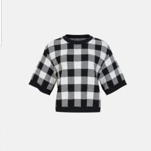 [파사디]모다인천 소매 5부 체커보드 니트 P24SKP315S_IC