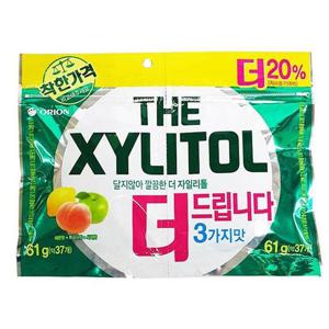 [오리온] [무료배송]오리온 더자일리톨 리필 122g 6개