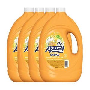 샤프란 실내건조 로맨틱 코튼 3.1L x 4개
