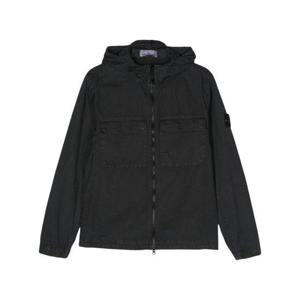 스톤 아일랜드 가죽 자켓 8015106WN V0165 Free Dark Grey