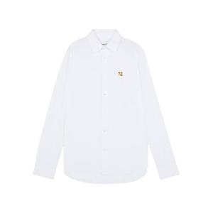 메종키츠네 긴팔 셔츠 MM00413WC5012P100 WHITE DOM