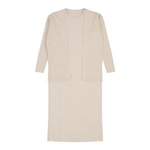 [코데즈컴바인] 슬리브리스 니트원피스 가디건 셋업 (CKA-KO001W1)