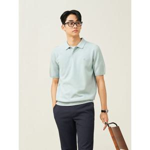 [빈폴멘] 젠틀 칼라넥 니트 라이트 그린 (BC5251C21L)