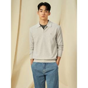 [빈폴멘] 젠틀 칼라넥 니트  베이지 (BC5151C04A)