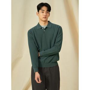 [빈폴멘] 젠틀 칼라넥 니트  그린 (BC5151C04M)