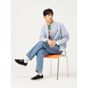 [빈폴멘] 시어서커 집업 카디건  블루 (BC5341C54P)