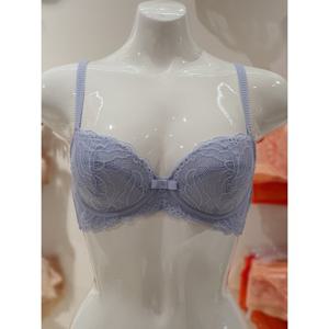 [바바라] 하프컵 레이스 브라 ABR4428 SBL