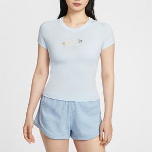 M 나이키반팔티 CQK HF9723-423 스포츠웨어 칠 니트 여성 슬림 그래픽 티셔츠