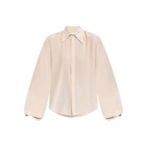 빅토리아 베컴 여성 핑크 긴팔 블라우스 1225WSH06552A