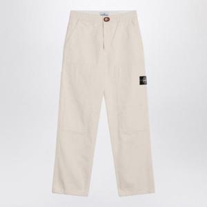 스톤 아일랜드 스트레이트 팬츠 S153100001S00T1 V0093 WHITE