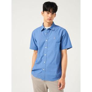 [25FW 신상] [빈폴멘] 나일론 시어서커 반소매 셔츠  스카이 블루 (BC5765C46Q)