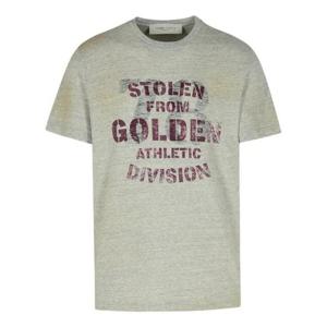 Golden Goose 디럭스 브랜드 로고 프린트 크루넥 티셔츠 GMP01220P001643 60276 TP934444452