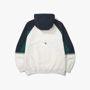 디아도라자켓 AQS D4121LWT11NVD 아티산 컬러블럭 자켓 DARK NAVY