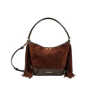 산드로 레더 크로스 백 SFASA01585