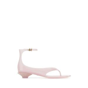 CHLOE Pastel pink TPU ChloA Jelly thong sandals CHC25U09VRQ 6E4