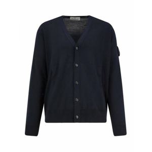 [STONE ISLAND] 라프리마 남성 가디건 인 Lana Vergine K2S155100068S00C4V0020 Blue /8