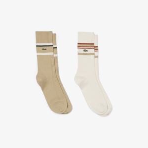 라코스테 공식 공용 테니스 헤리티지 삭스 2P 세트 RA5988-55N 7PT