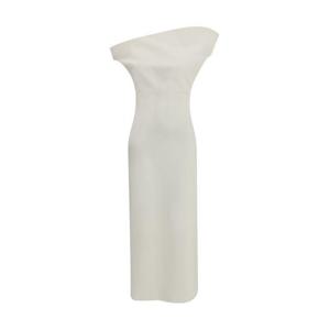 마그다뷰트림 롱 원피스 225925 CREAM WHITE