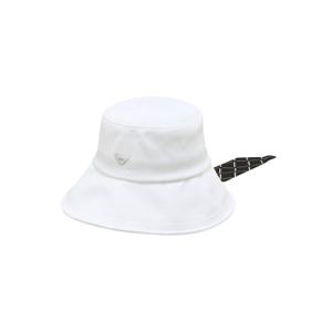닥스 골프 여성 25FW PREMIUM 화이트 스카프 리본 보닛햇 DNHE5F652OW