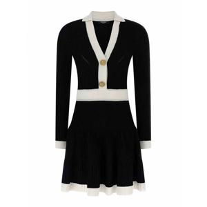 [BALMAIN] 라프리마 여성 니 Length 투톤 원피스 FF1R9858KI64EAB 화이트 /8