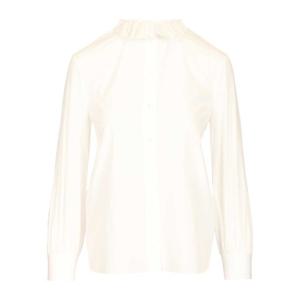 생로랑 레이스 피에로 칼라 코튼 포플린 셔츠 842627Y7K36 9601