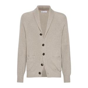 Brunello Cucinelli 골지 니트 가디건 MNI708606C2438
