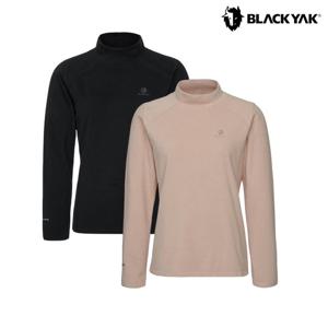 블랙야크 여성 폴라텍 플리스 터틀넥 기모 겨울 등산티셔츠 1BYETWU501