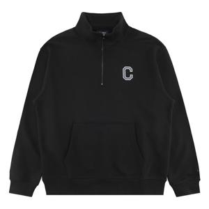 커버낫 C로고 하프집업 맨투맨 CO2503CR08BK