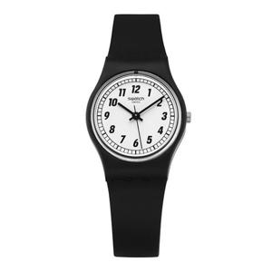 스와치 손목 시계 여성 젤리 SOMETHING BLACK LB184