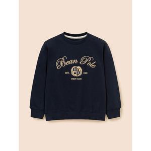 [빈폴키즈] 레터링 자수 칼라 기모 스웨트 셔츠  네이비 (BI5X41U12R)