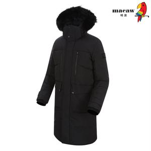 [마코] (남성)퍼 후드 넥 구스다운 롱 점퍼_MMM4DJ12