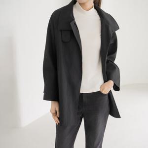 엄마옷 마담4060 나이스박시코트 모던베이직 여성 데일리 자켓-ZJK2510009-