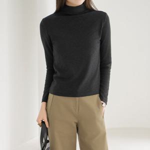 엄마옷 마담4060 슬랍반폴라티셔츠 모던베이직 데일리 중년여성 -ZTE2510030-